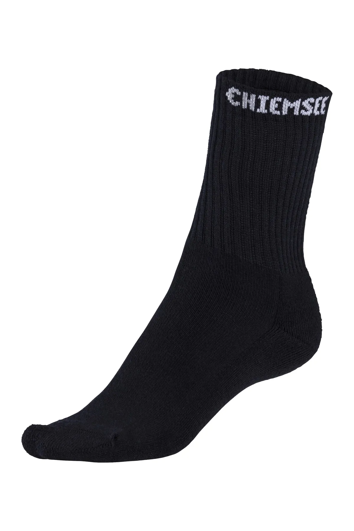 Chiemsee  Socken - Schwarz - Unifarben