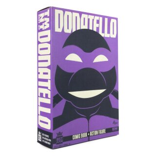 Teenage Mutant Ninja Turtles BST AXN x IDW Actionfigur & Comic Donatello Exclusive 13 cm