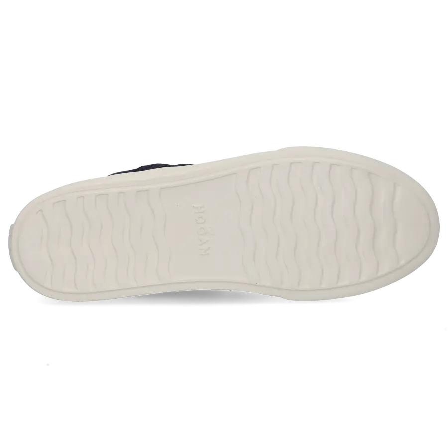 Hogan - Sneaker low H365 Veloursleder - blau