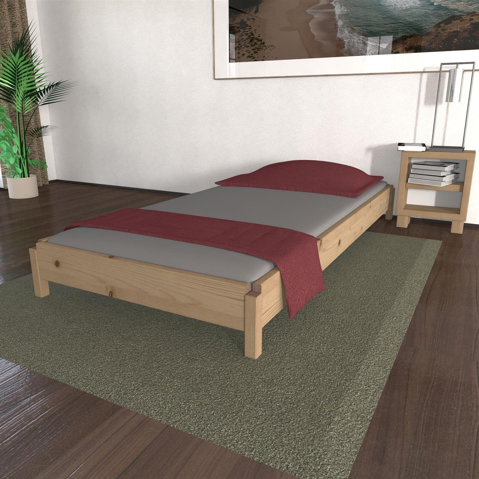 TUGA-Holztech Massivholzbett Stapelbett 