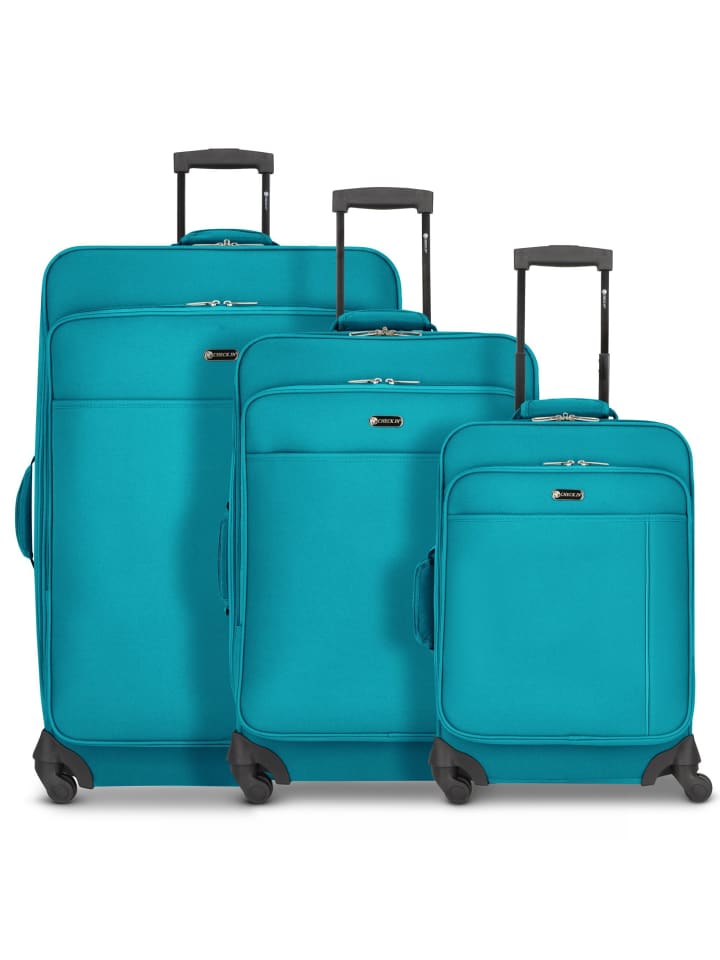 Check.In Sevilla 4 Rollen Kofferset 3-teilig in petrol günstig kaufen onesize