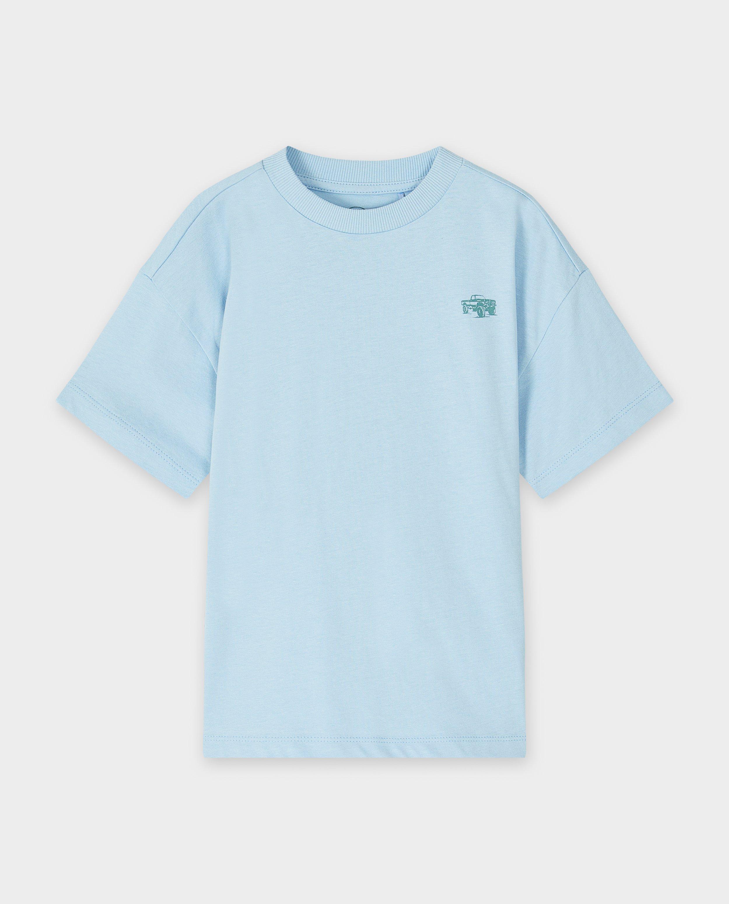 Tricou Besties cu imprimeu albastru pe spate