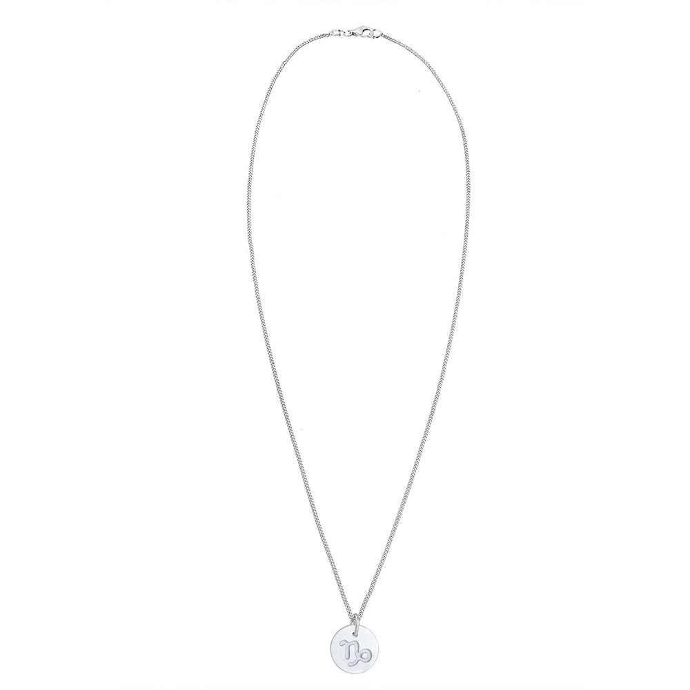Elli Elli Collier Femme Signe du Zodiaque Capricorne Astro - (925/1000) Argent Bijoux