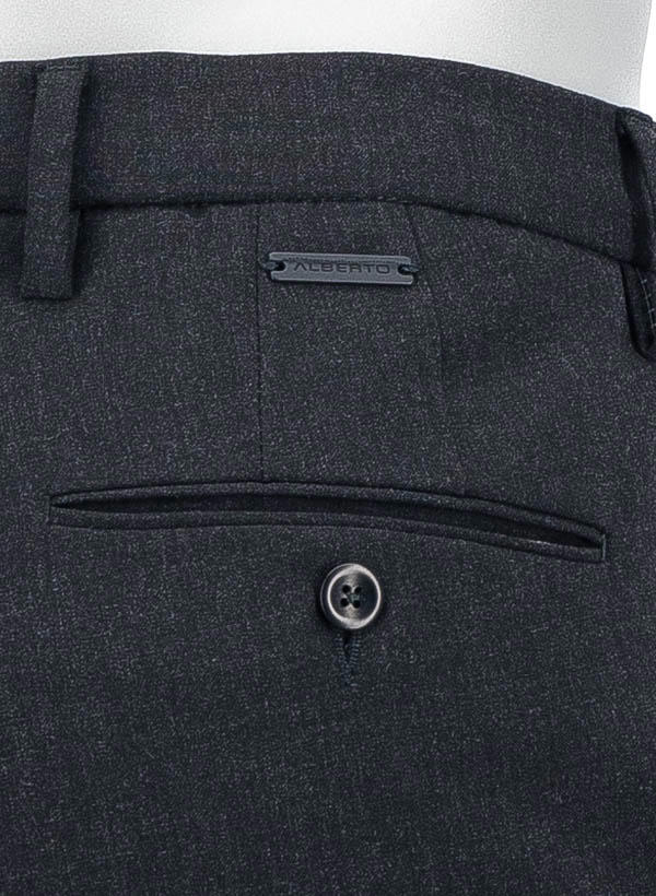 Alberto, Chino Rob-Z, Slim Fit, Ceramica®, anthrazit meliert