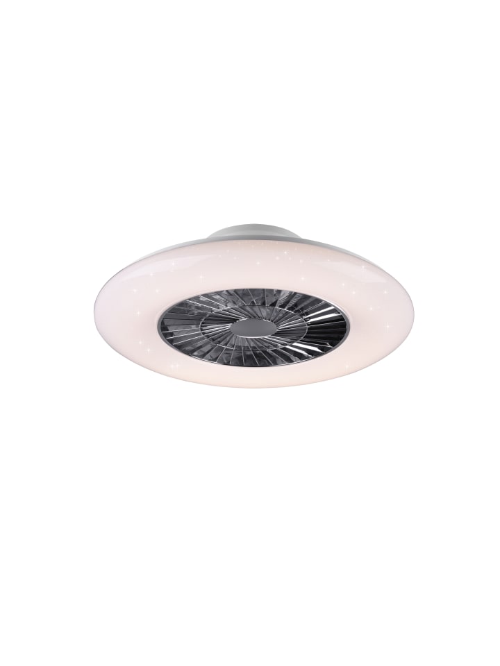 Reality Leuchten Ventilator VISBY in chrom günstig kaufen 60 cm