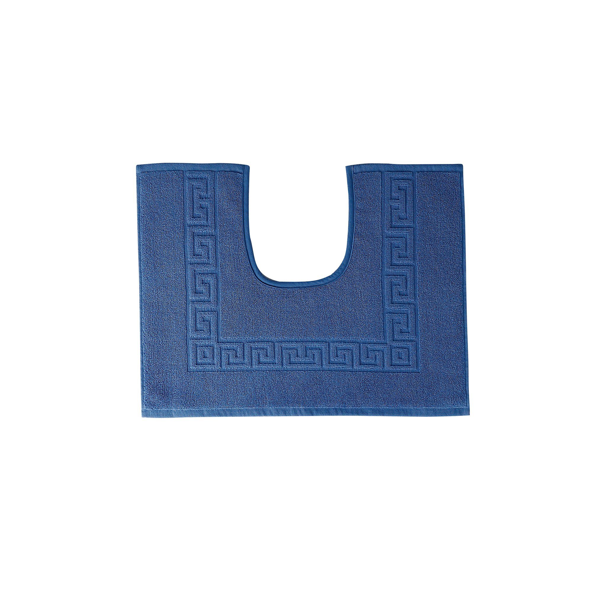 Tapis de bain éponge liteau motif frise grecque