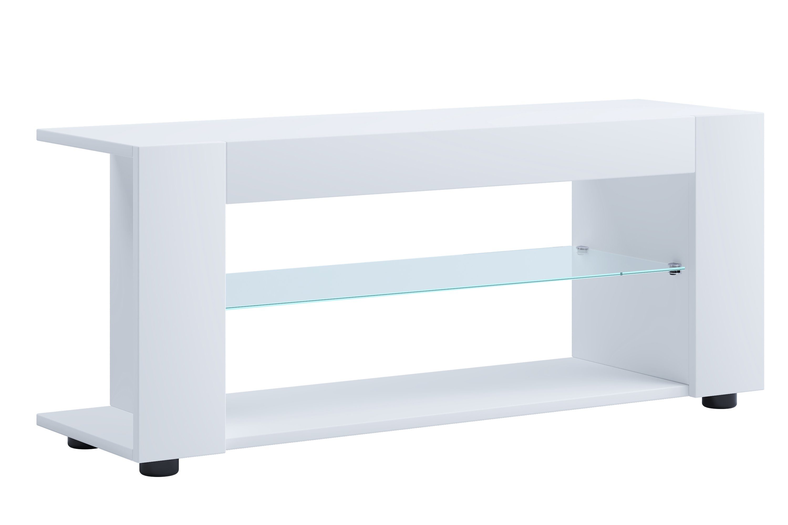 VCM TV-Board TV Lowboard Fernsehschrank Konsole Plexalo XL