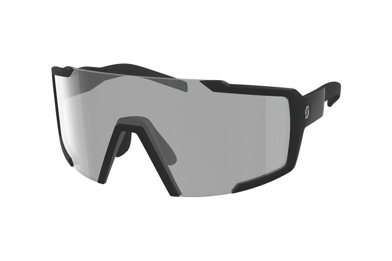 Scott Shield LS Sonnenbrille black matt / grey light sensitive