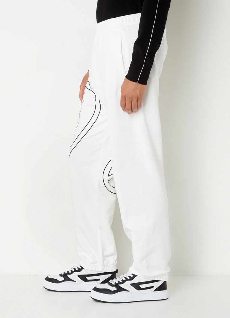 Pantaloni de trening cu croială dreaptă Diesel P-mark și logo brodat