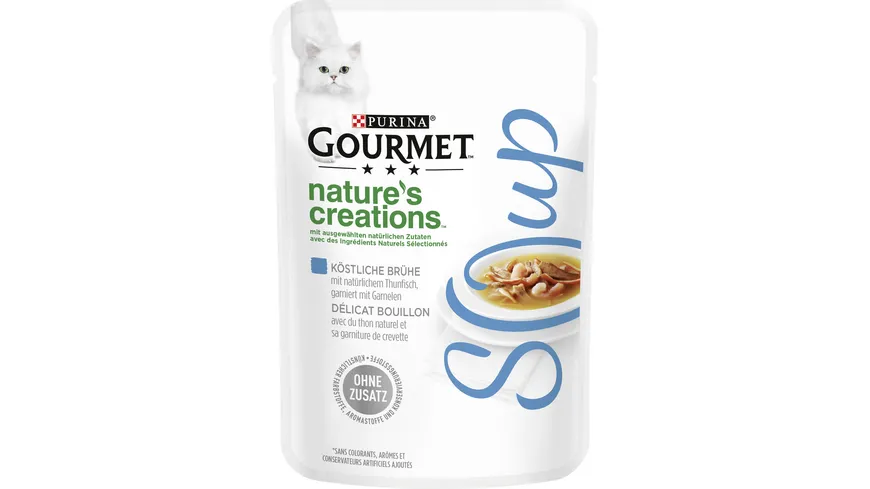 PURINA GOURMET Nature's Creations Soup Köstliche Brühe mit natürlichem Thunfisch 40 g