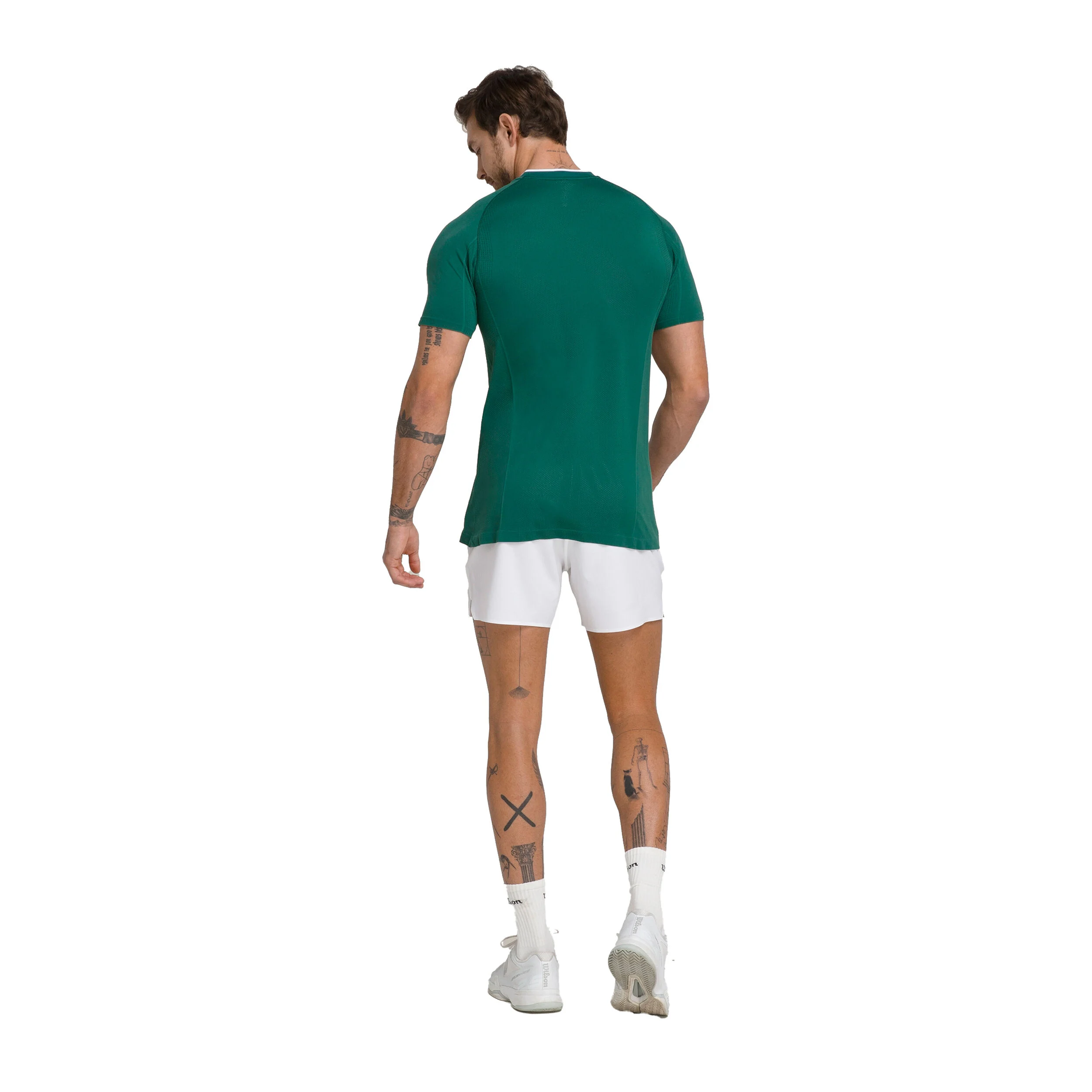 Players Seamless Zip Henley 2.0 T-Shirt Herren - Grün