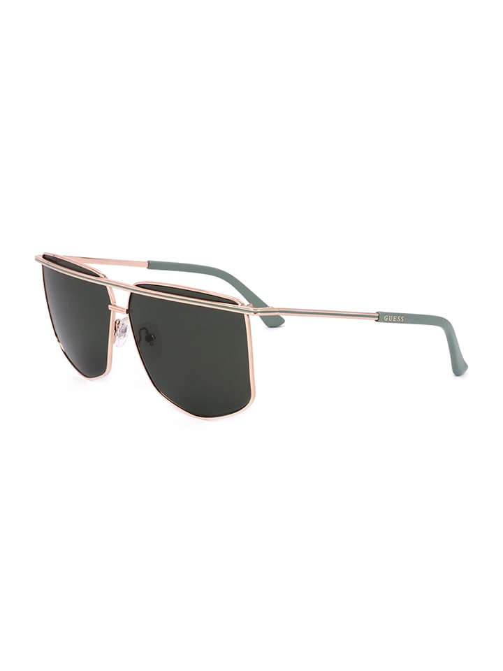 Guess Damen-Sonnenbrille in Gold/ Schwarz günstig kaufen 63