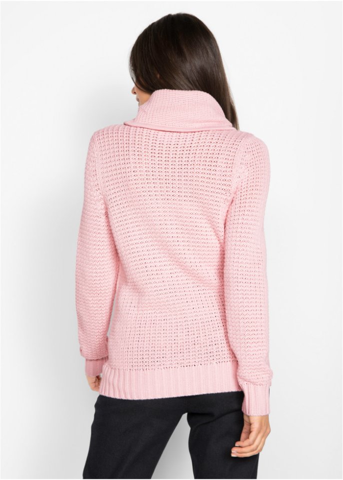 Rollkragenpullover mit Kordeln