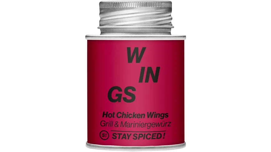 STAY SPICED! Grillgewürz Hot Chicken Wings 90 g