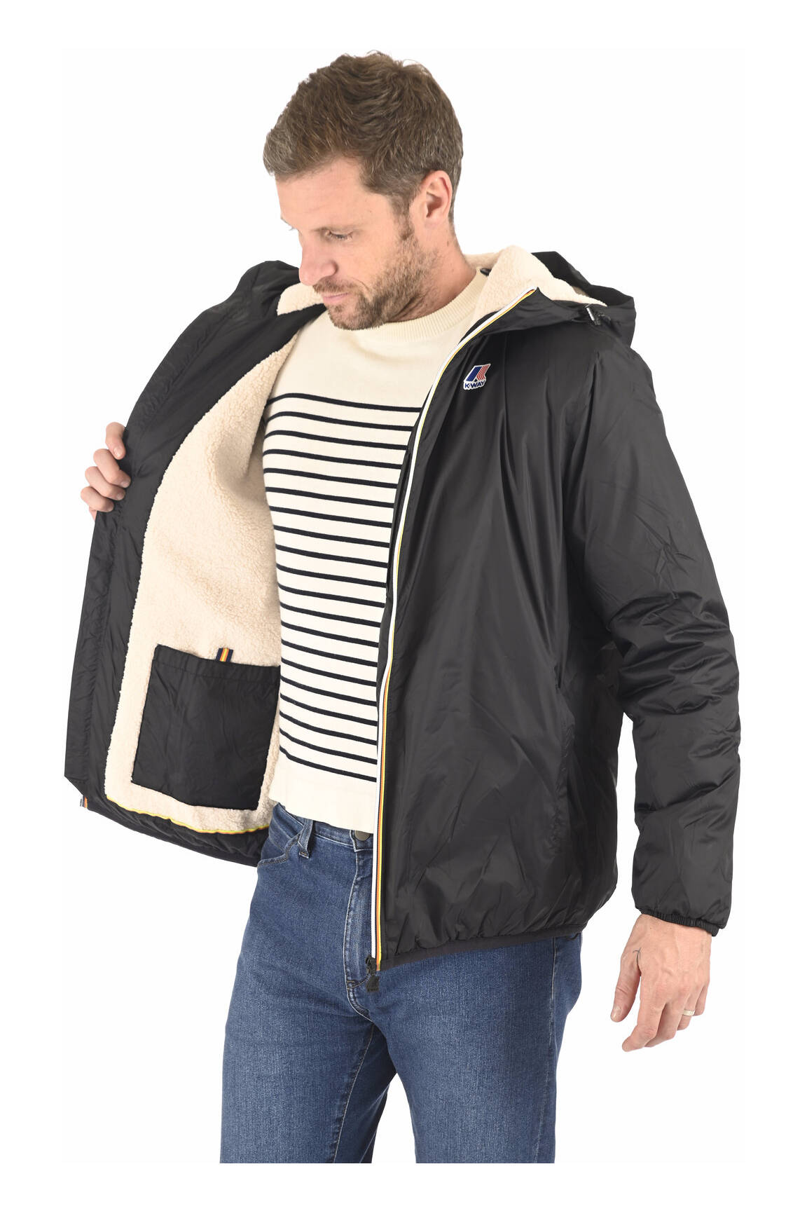 K Way Impermeables Trenchs Unisexe couleur noir