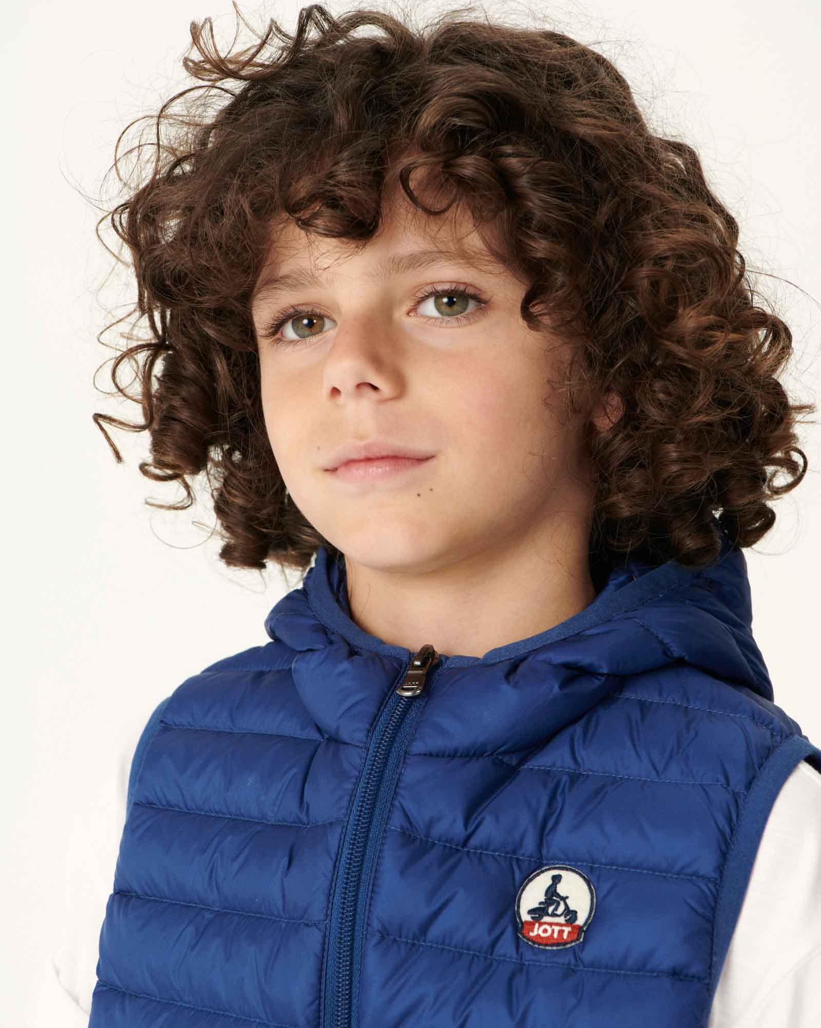 Doudoune sans manches enfant Dark denim Djam