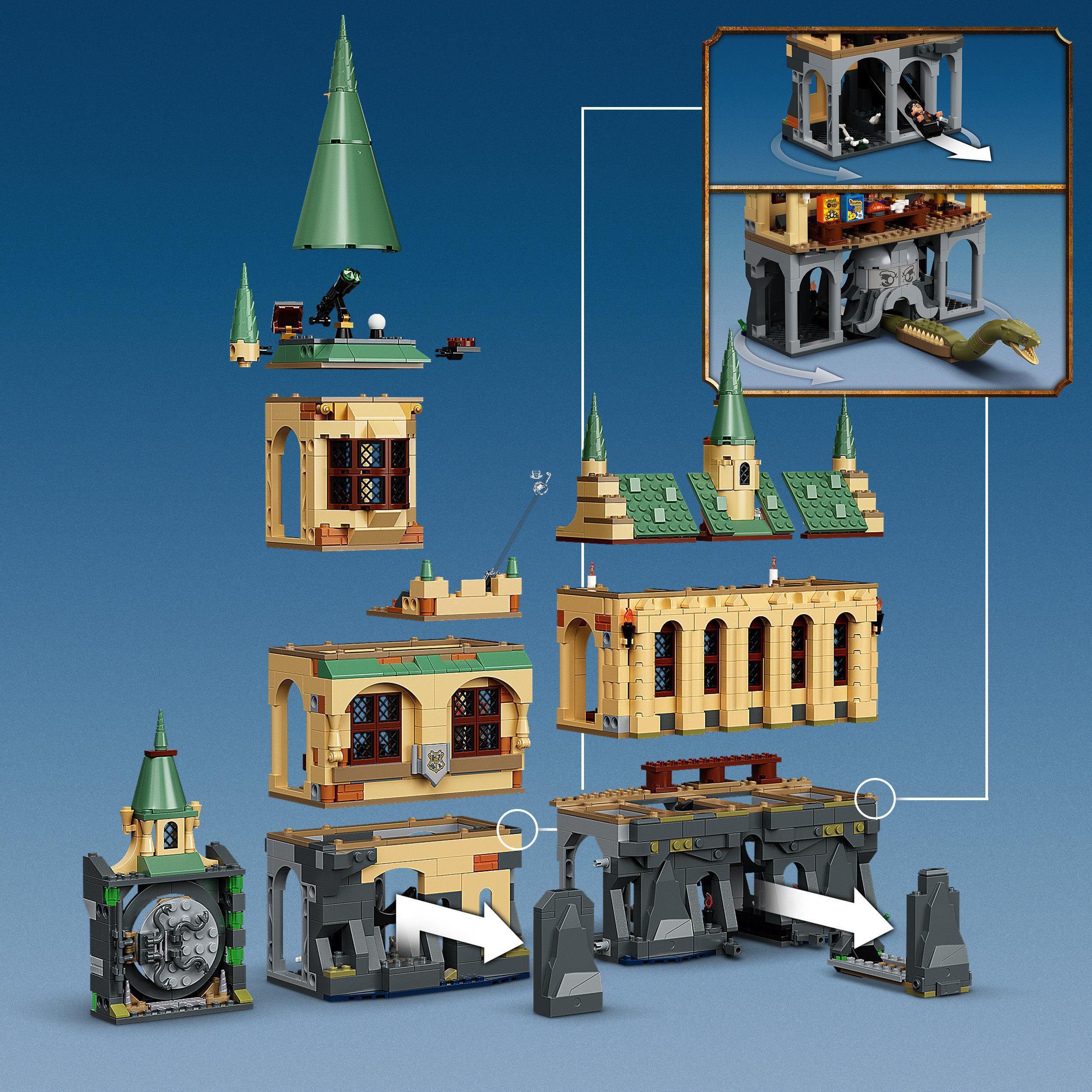 LEGO® Konstruktionsspielsteine Hogwarts™ Kammer des Schreckens (76389), LEGO® Harry Potter™, (1176 St)