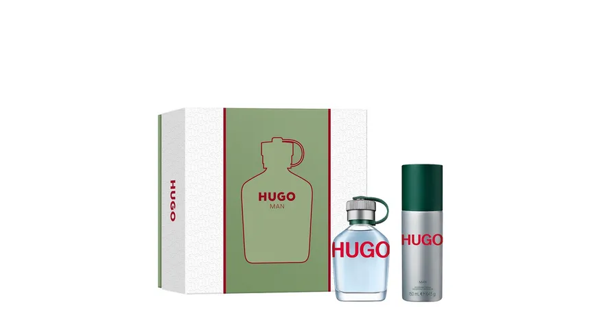 HUGO Man Eau de Toilette und Deodorant Spray Geschenkpackung