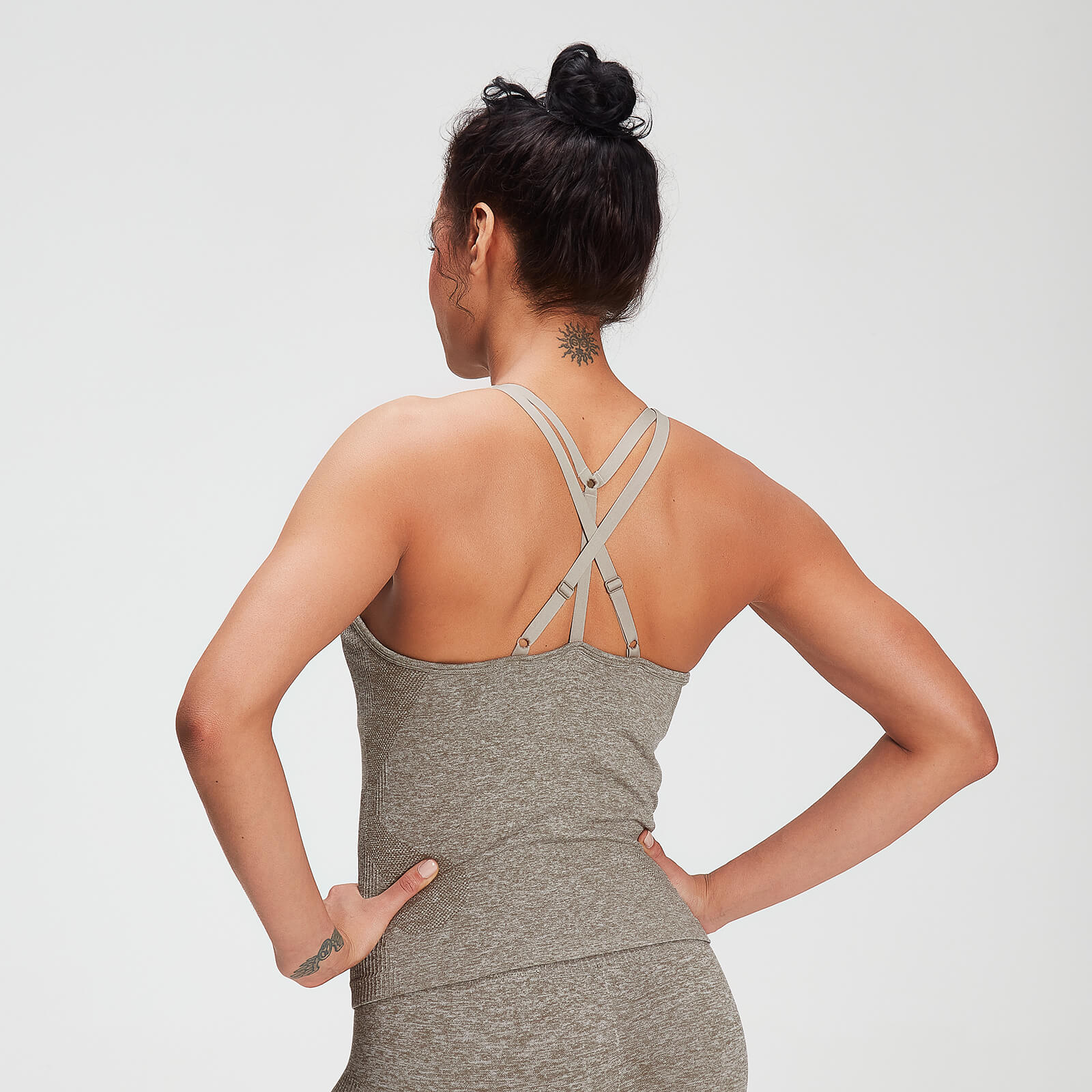 Débardeur d’entraînement sans coutures MP pour femmes – Taupe