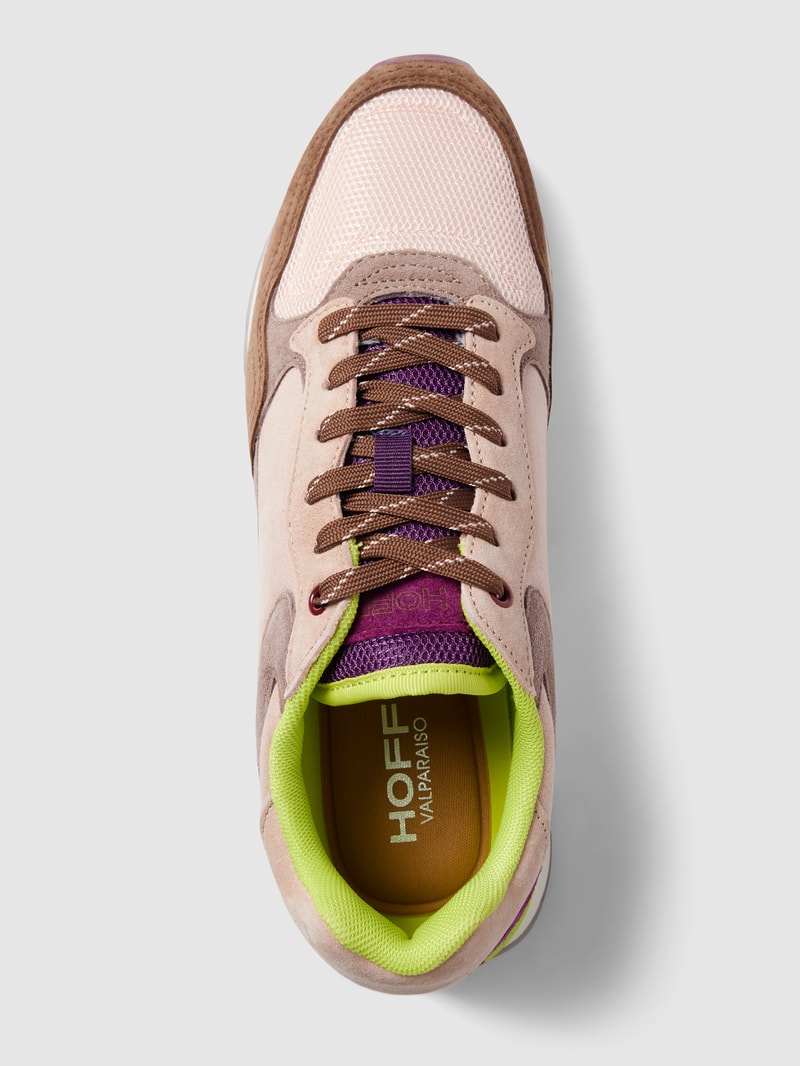 Sneaker mit Label-Detail Modell 'VALPARAISO' in rosa