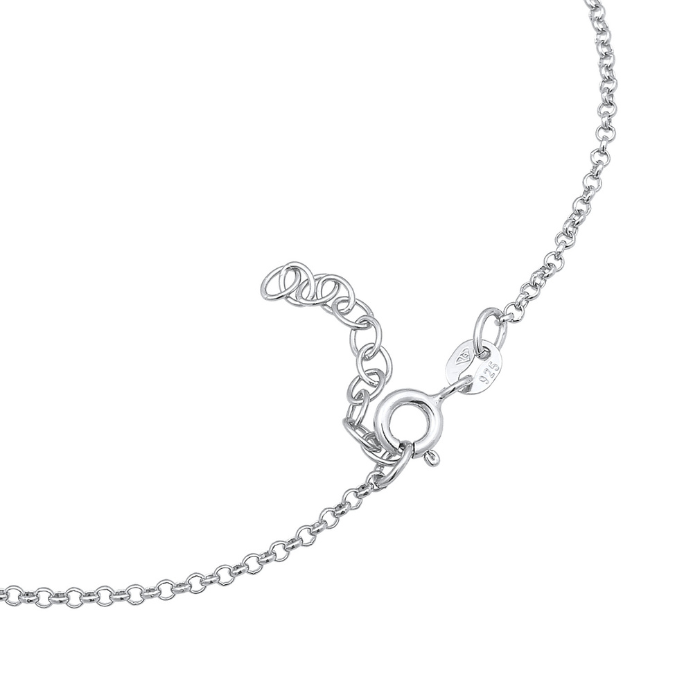 Elli Elli Bracelet de Cheville Femmes bracelet de cheville plaquette Basique avec cris Bijoux