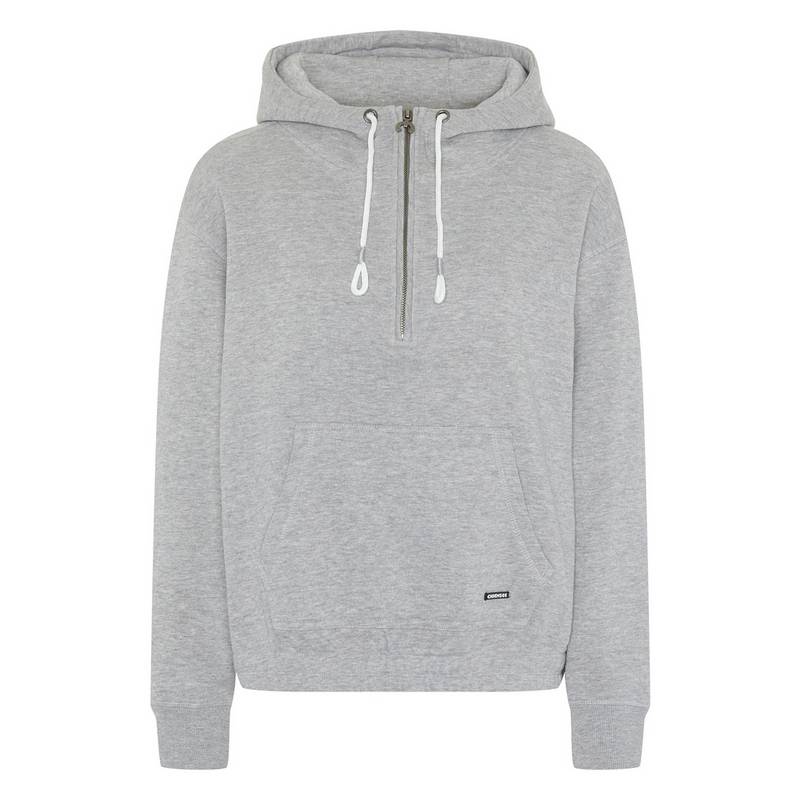 Chiemsee Loose-Fit Logo-Hoodie Sweatshirt Damen