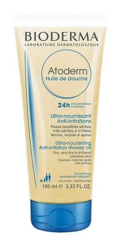 Bioderma Atoderm Huile De Douche drėkinamasis vonios aliejus, 100 ml
