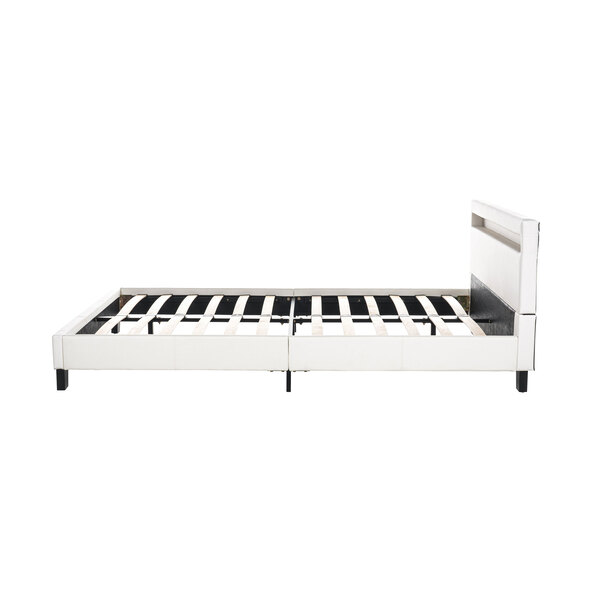 LED Bett ASTRO, weiß, 140 x 200 cm