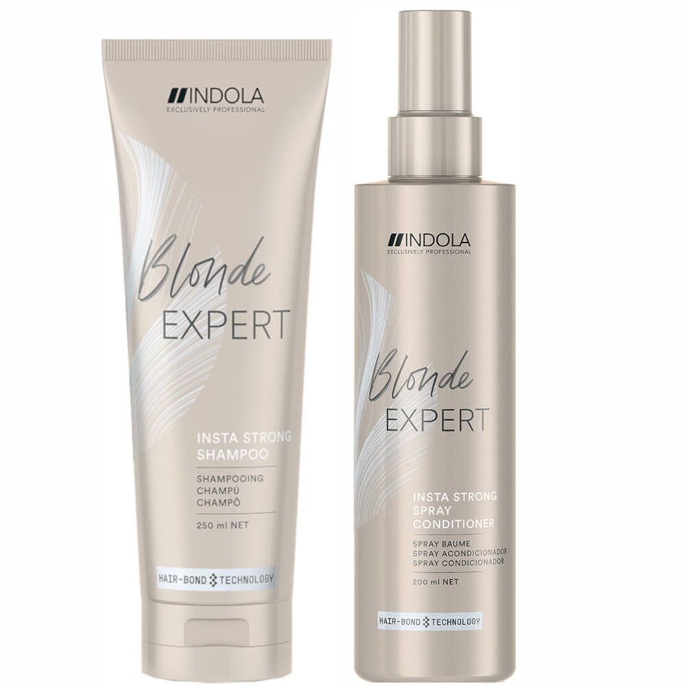 Indola Blonde Expert Insta Strong Spray Conditioner Bundle