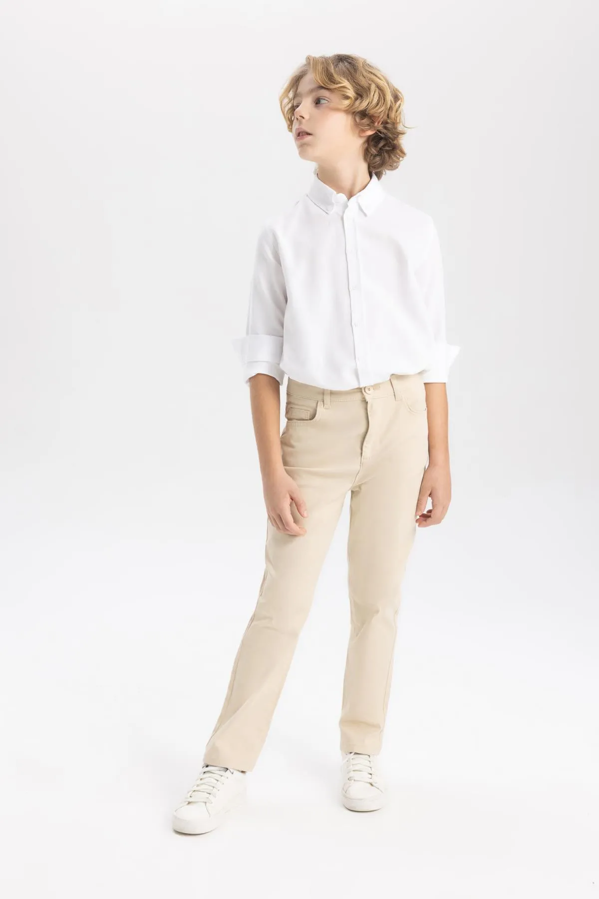 DeFacto  23. April Kindertag-Hose aus Gabardine mit geradem Bein für Jungen X4224a624sm