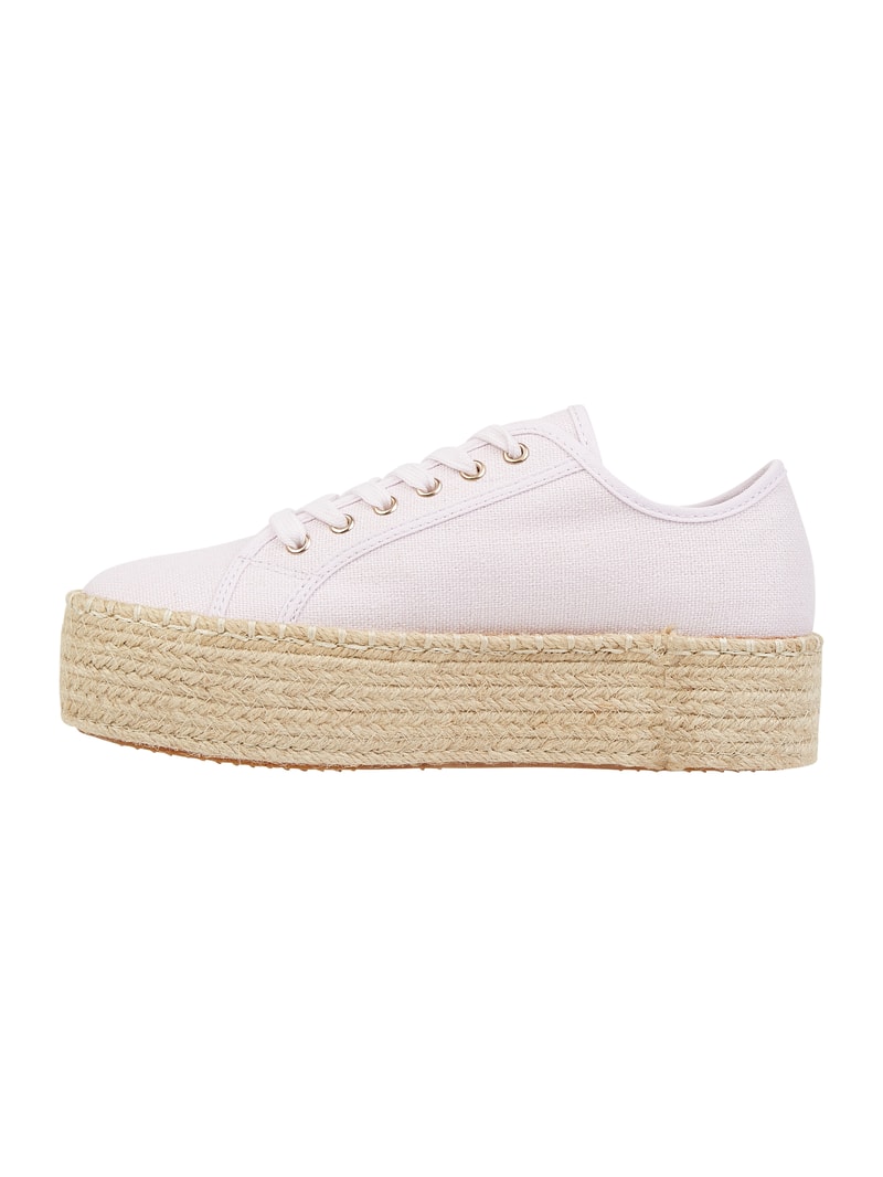 Plateau-Sneaker aus Canvas Modell 'Lavic' in hellrosa