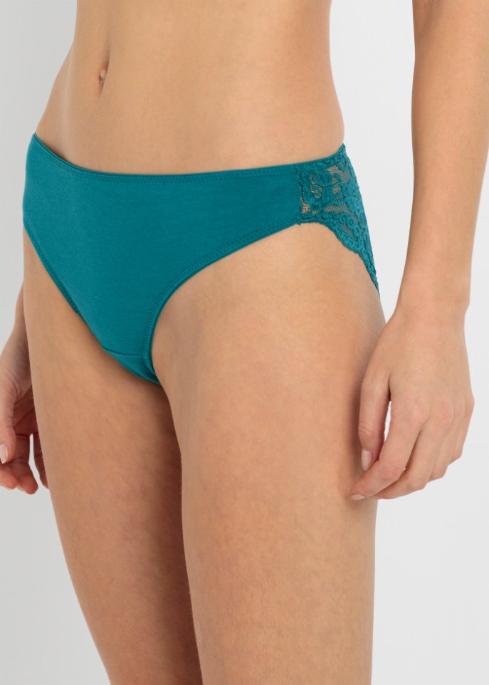 Slip (4er Pack) mit Spitze