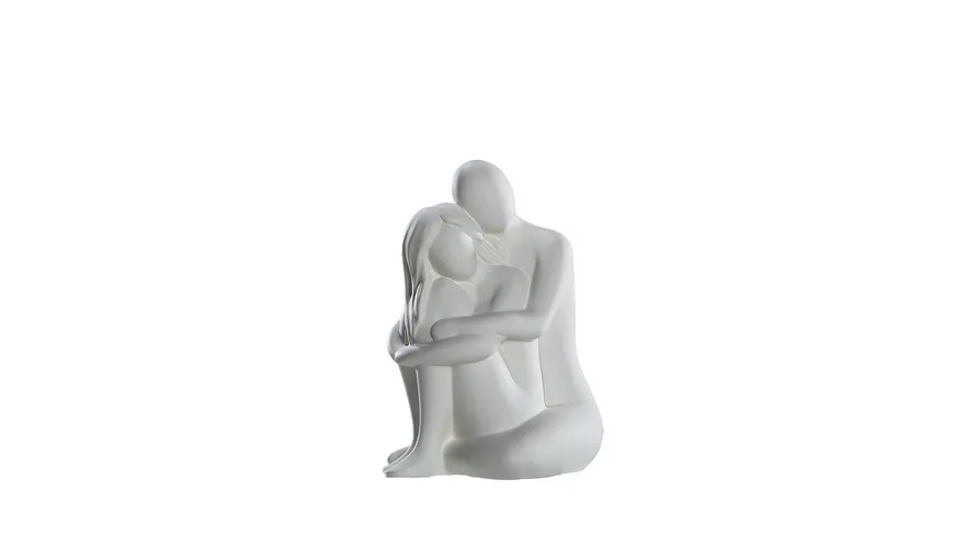 GILDE Francis Figur Paar H=25cm Creme