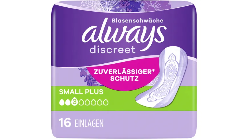 Always Discreet Inkontinenz Small Plus