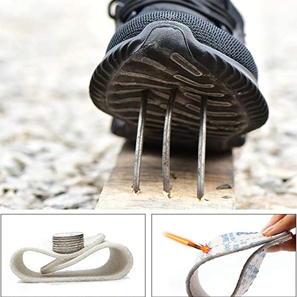 TOPMELON Schutzschuhe Sneaker Stahlkappe Leicht Atmungsaktiv Arbeitsschuh