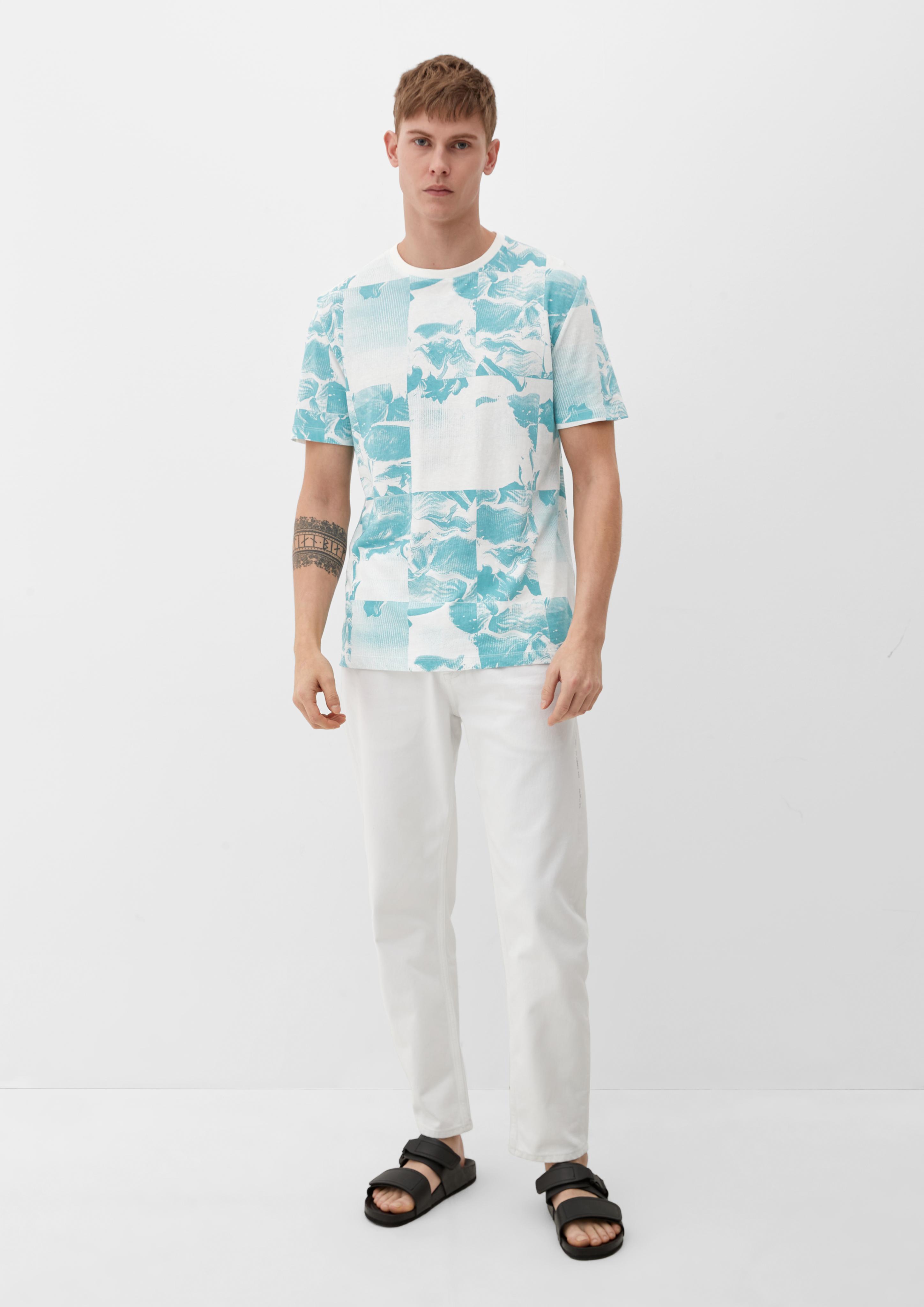 T-Shirt mit Alloverprint  2129839-01A9