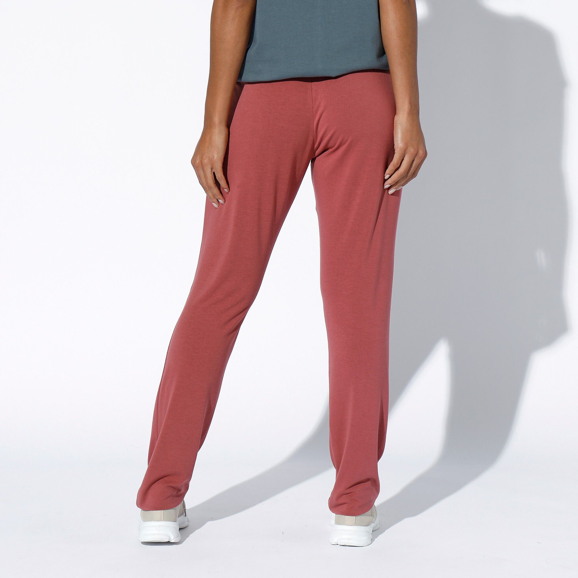 Pantalon maille fluide uni