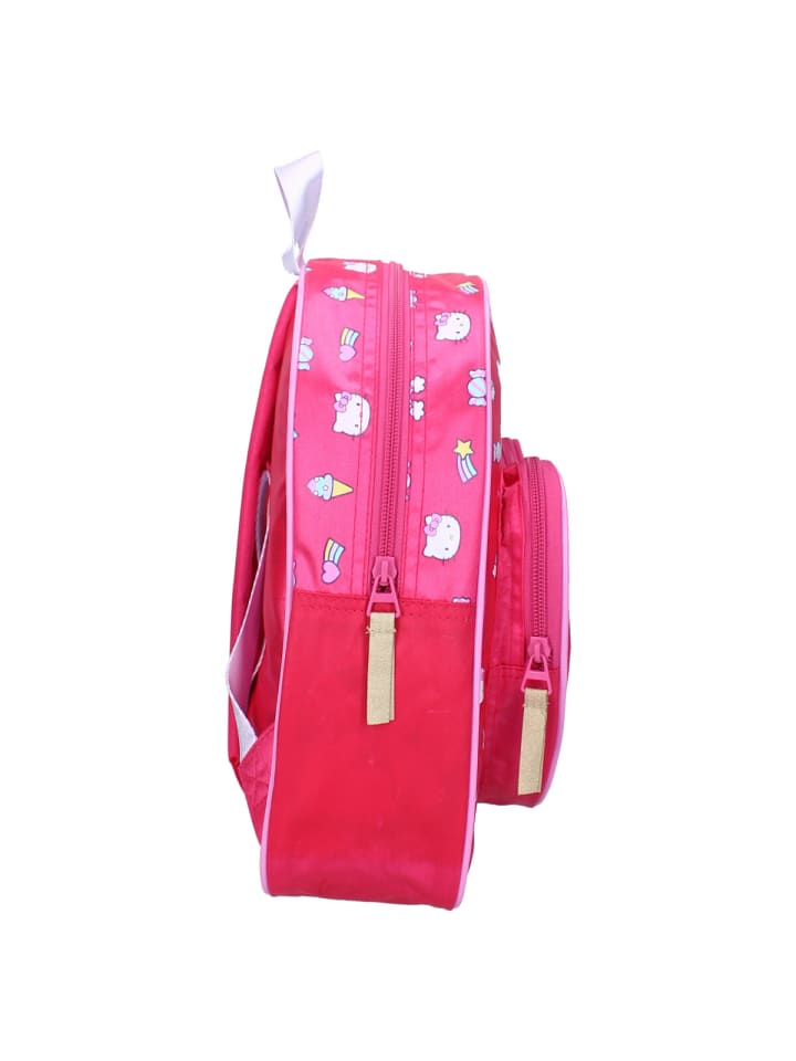 COFI 1453 Hello Kitty Rucksack –geräumigem Hauptfach und verstellbaren in Rosa günstig kaufen 30 cm