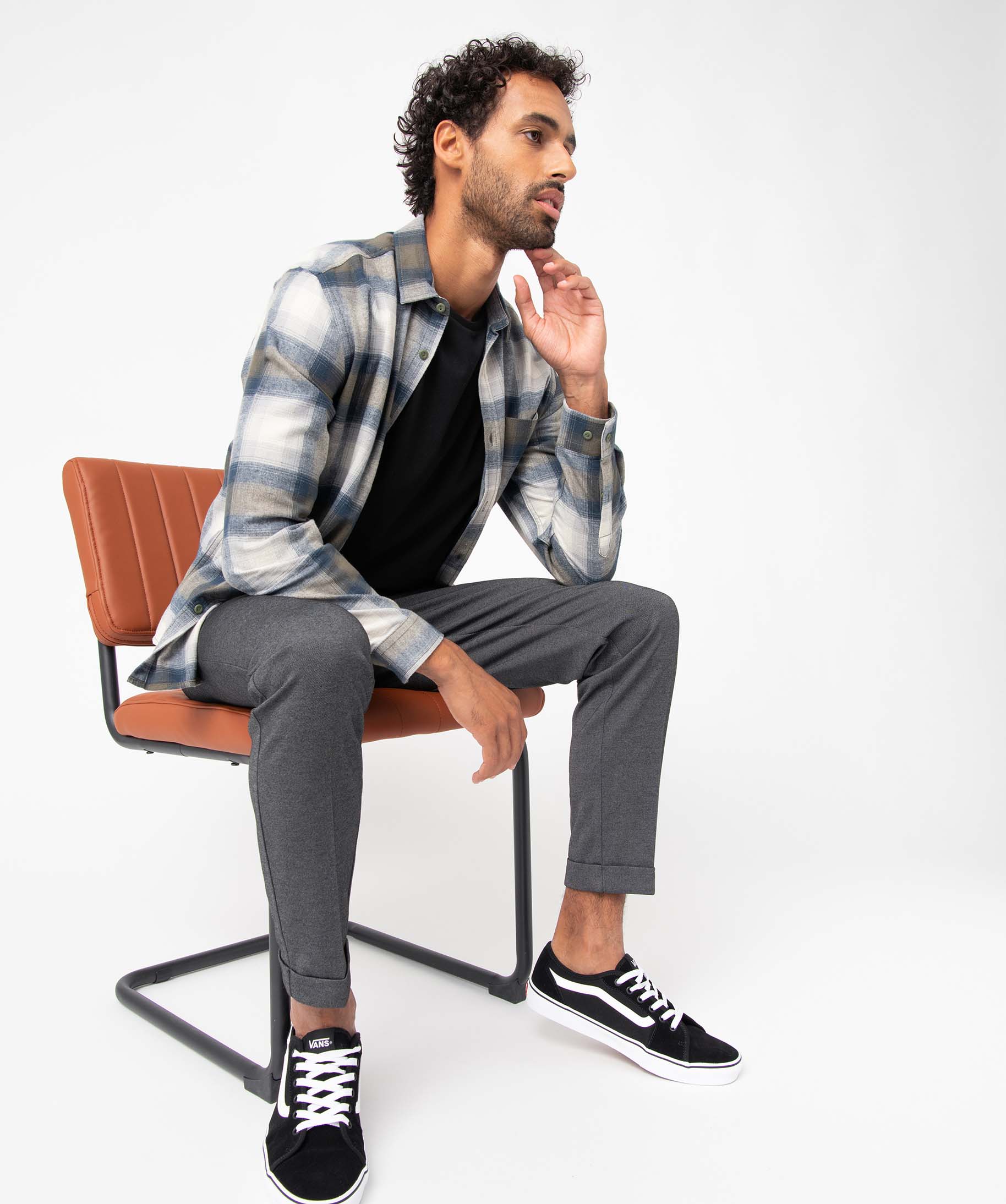 Pantalon de costume homme en toile extensible longueur chevi... carreaux | GEMO