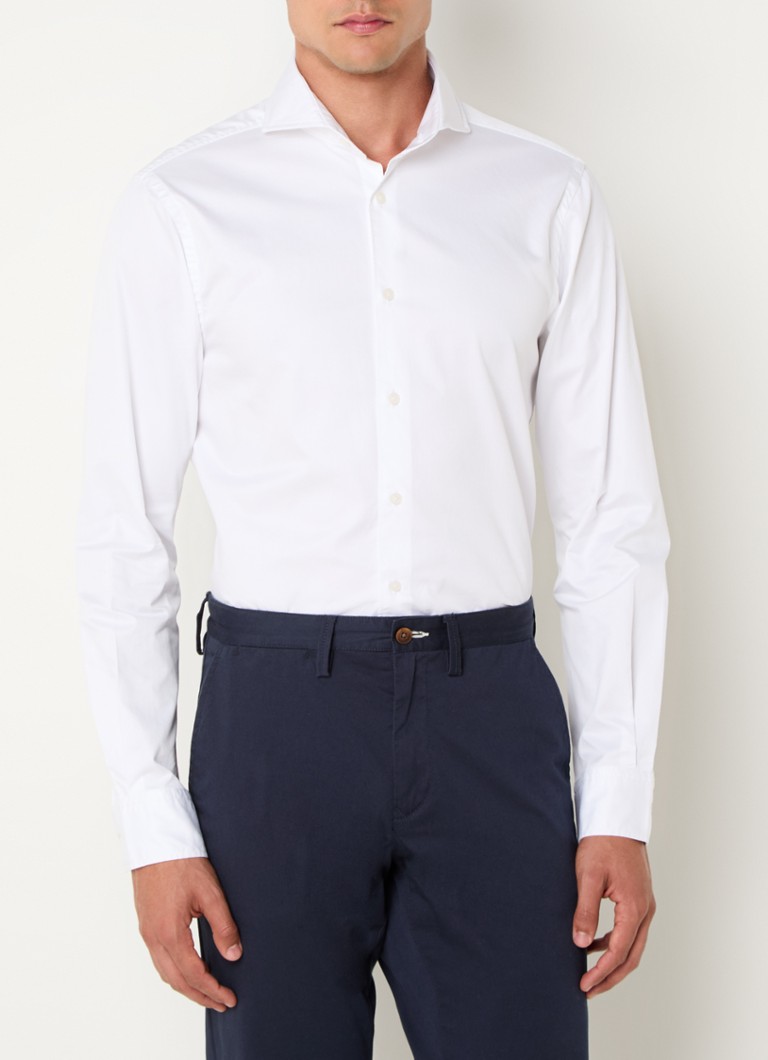 Tommy Hilfiger slim fit košulja s vezom logotipa
