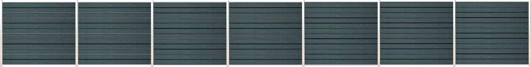 Tetzner & Jentzsch Sichtschutzelement Delaware, (Set, 15-St), langlebig, witterungsbeständig