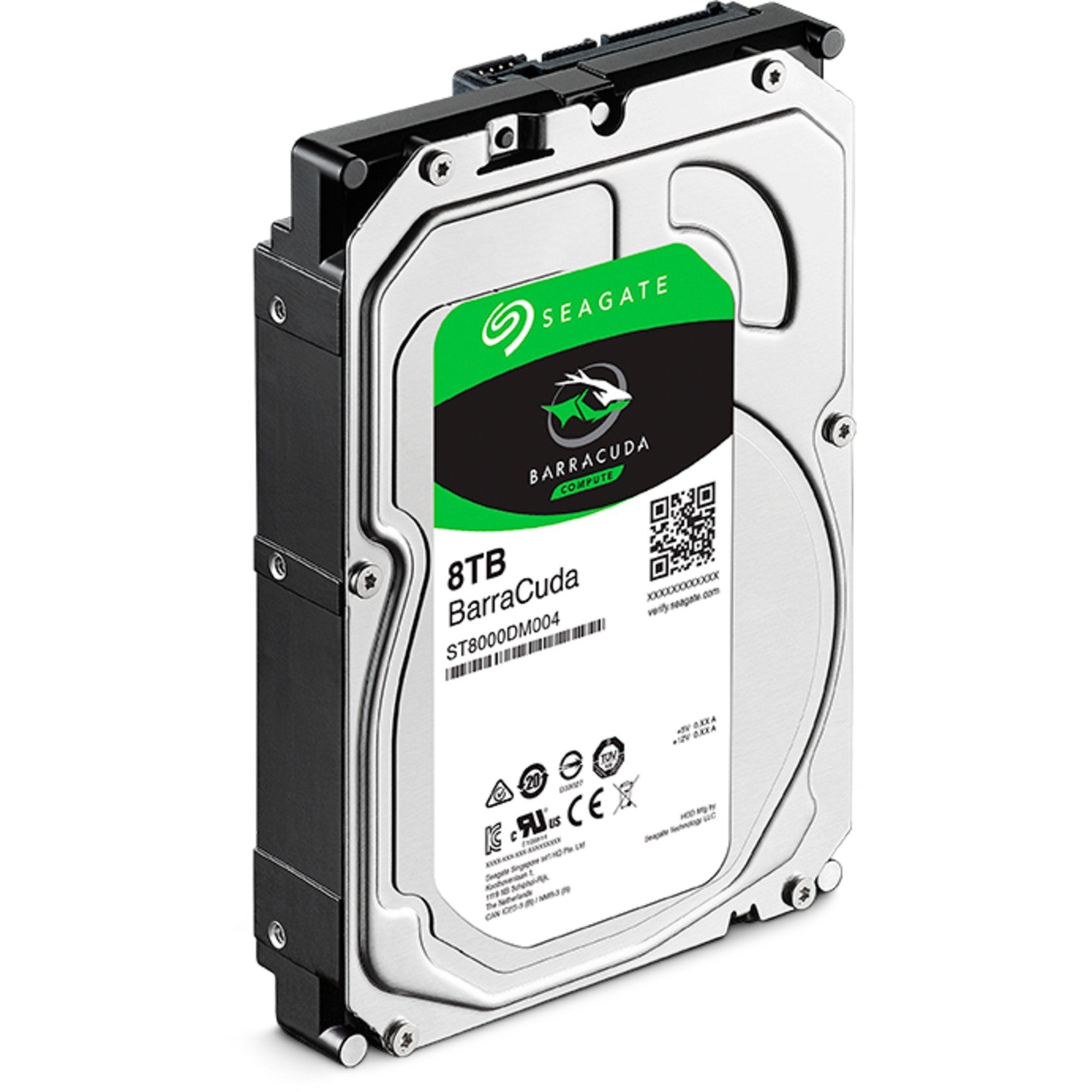 Seagate Seagate ST8000DM004 8 TB, Festplatte, (SATA 6 HDD-Festplatte (8.000 GB) 3,5