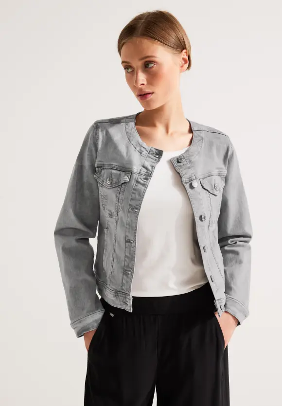 Street One Graue Jeansjacke