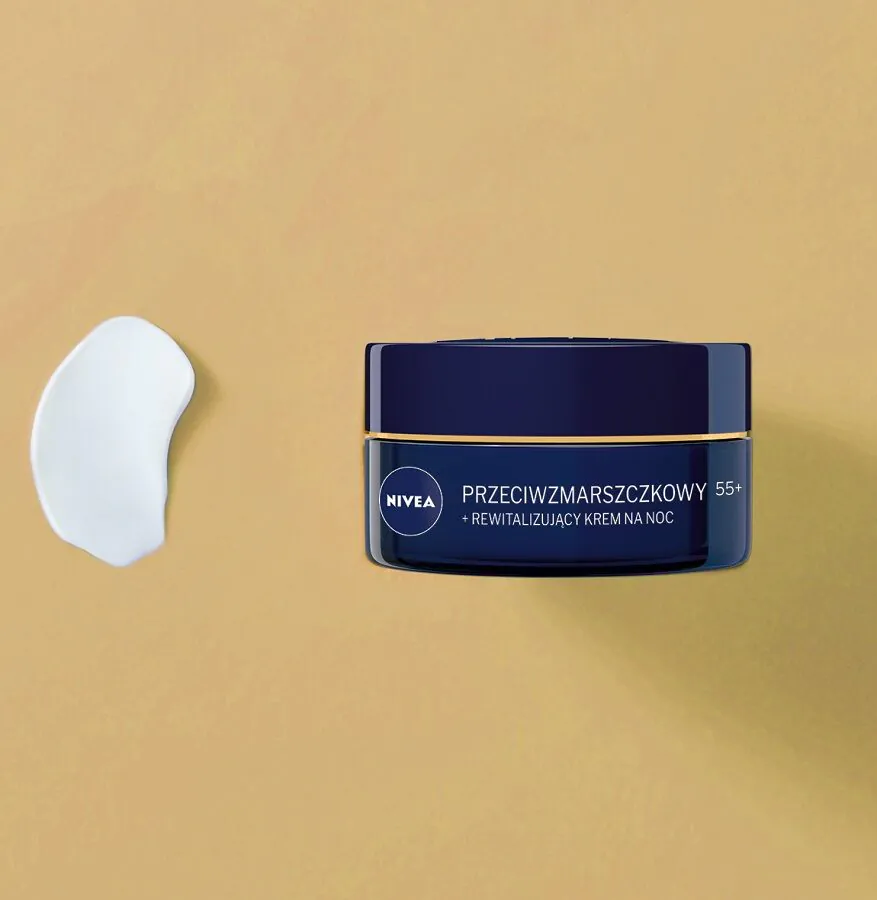 Nivea noćna krema protiv bora + revitalizirajuća 55+