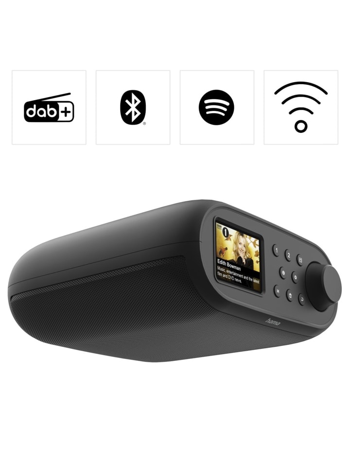 Hama DIR400, DAB /Internetradio/ Bluetooth® in Schwarz günstig kaufen onesize