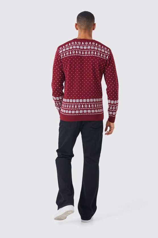 Weihnachtspullover mit 99 Problems Print