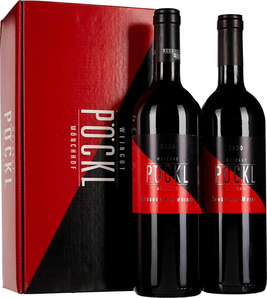 Pöckl 2er-Set Cuvée 2019 & Zweigelt Réserve des Moines 2020 im Geschenkkarton