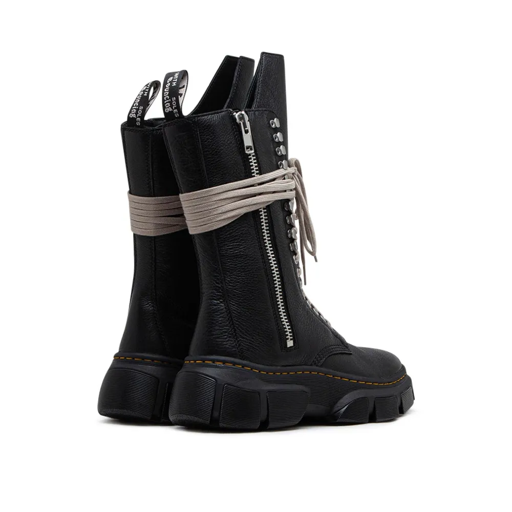 Rick Owens dr. martens x drkshdw 1918 calf length dmxl boot DM01D7808 / schwarz