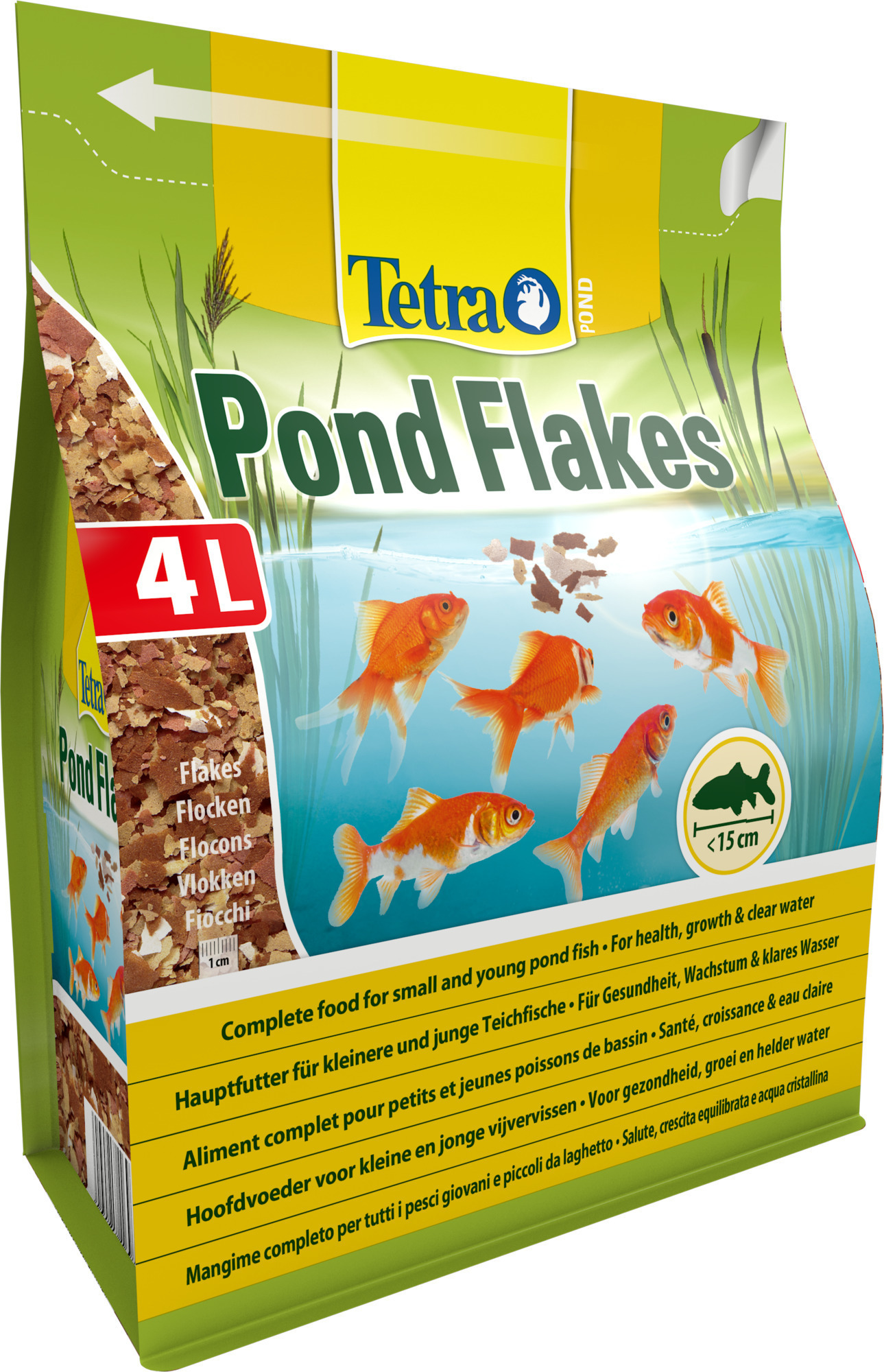 Tetra Hauptfutter Tetra Pond Flakes Teichflockenfutter 4l