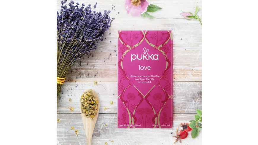 Pukka BIO Tee Love 20 Beutel 24g Packung 24 g